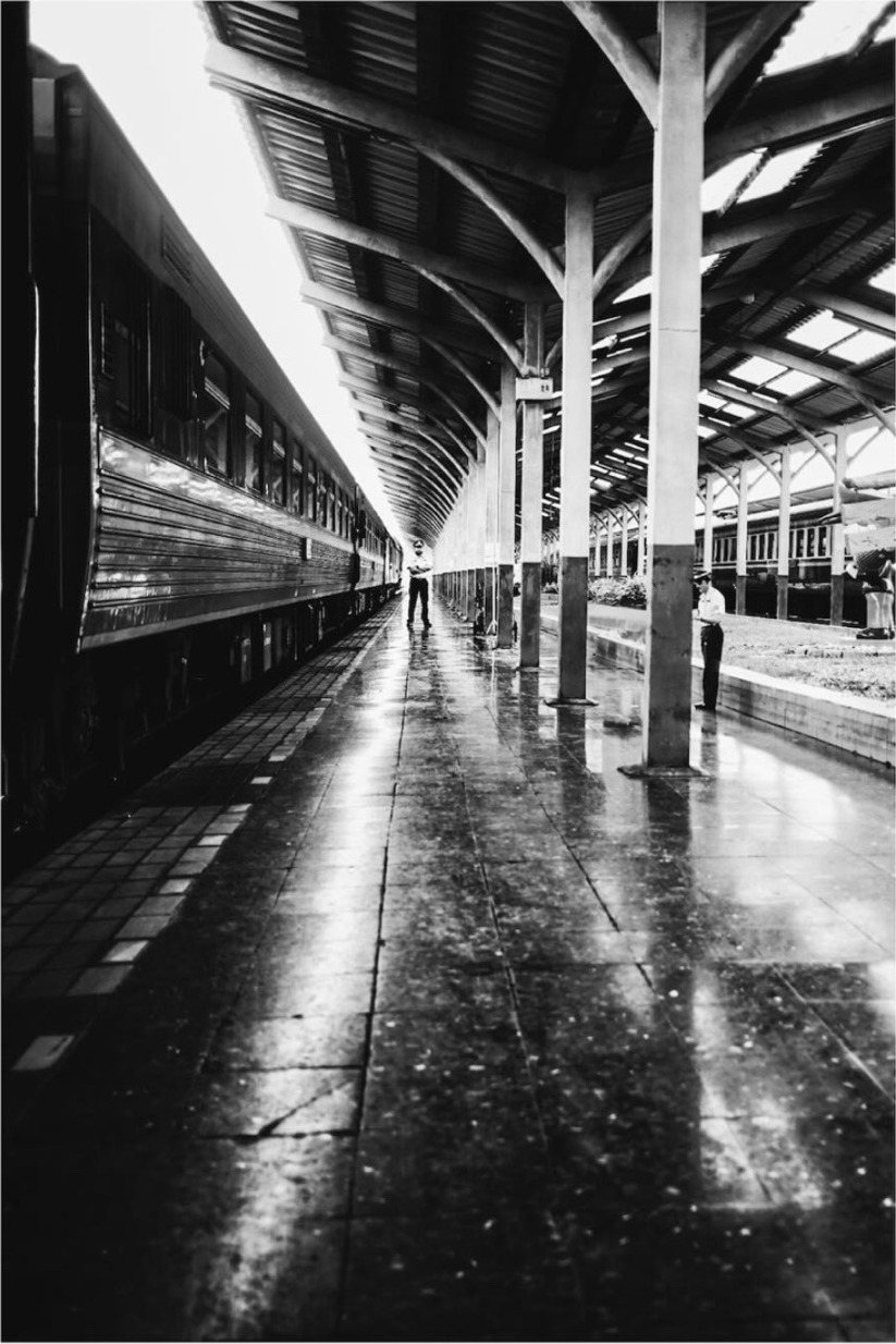 Thai train conductor