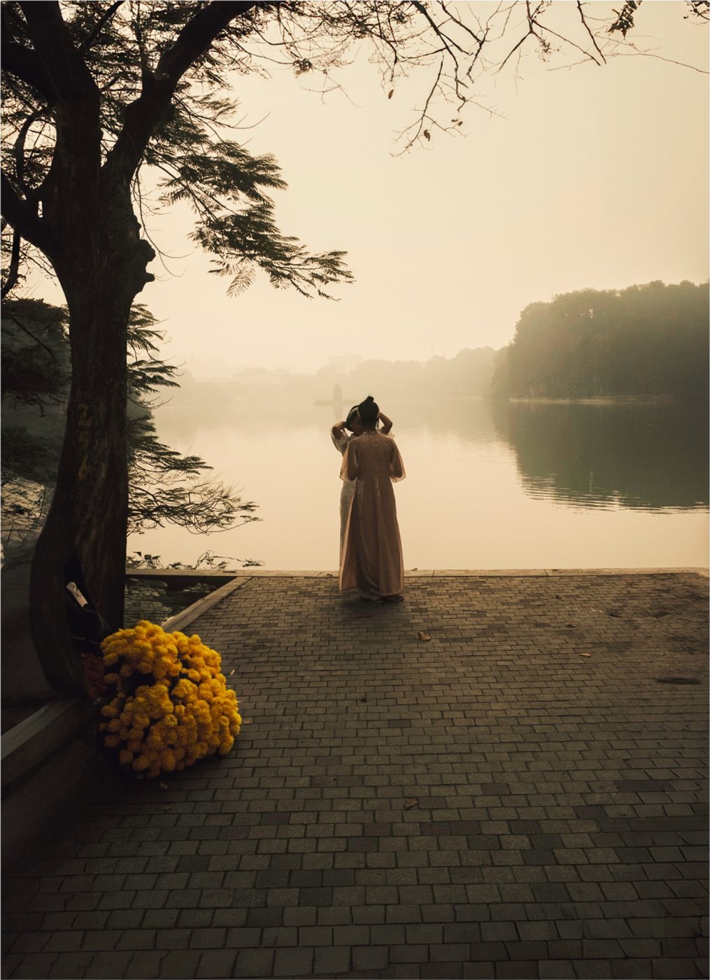 Yellow at the Lake