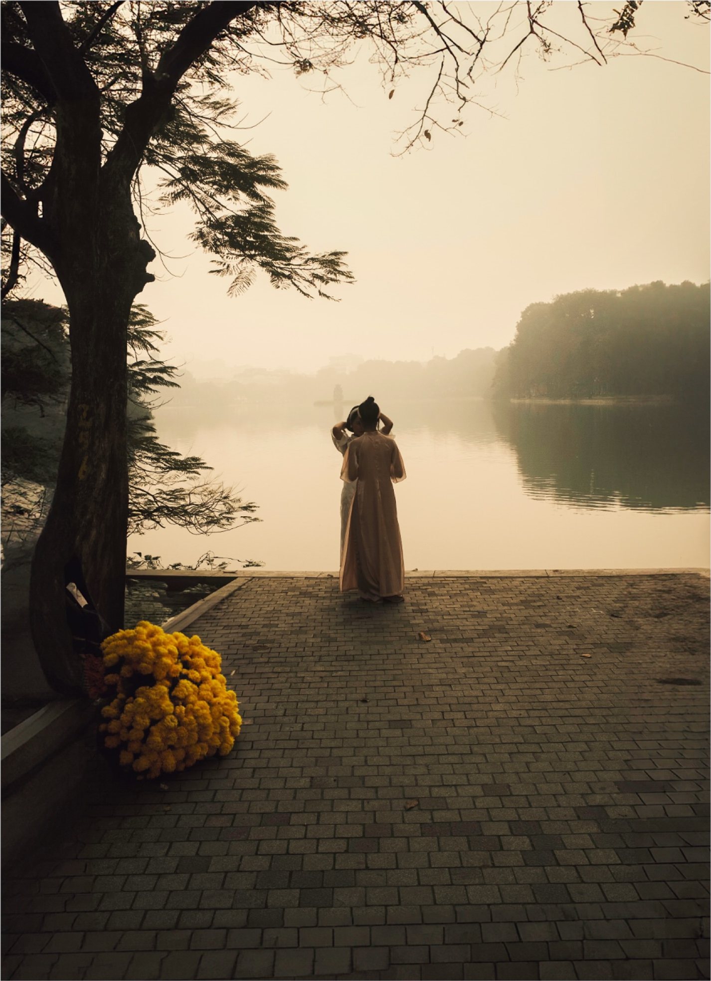 Yellow at the Lake